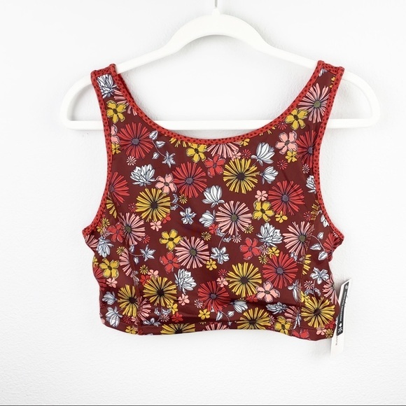 Nanette Lepore 2 Piece Hi Neck Crop Tank & Pocket Legging Size L NWT - Picture 4 of 15